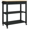 Chariot de cuisine MONZA Noir 84 x 40 x 88,5 cm 532946532946