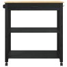 Chariot de cuisine MONZA Noir 84 x 40 x 88,5 cm 532946532946