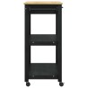Chariot de cuisine MONZA Noir 84 x 40 x 88,5 cm 532946532946