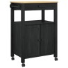 Chariot de cuisine MONZA Noir 60 x 40 x 88,5 cm 532947532947