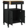 Chariot de cuisine MONZA Noir 60 x 40 x 88,5 cm 532947532947