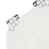 Siège de toilette à fermeture douce Blanc 44 x 38 cm 532950532950