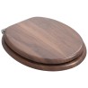 Siège de toilette à fermeture douce Marron 44 x 38 cm 532951532951