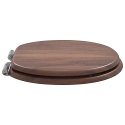 Siège de toilette à fermeture douce Marron 44 x 38 cm 532951532951