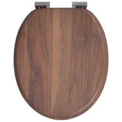 Siège de toilette à fermeture douce Marron 44 x 38 cm 532951532951