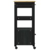 Chariot de cuisine MONZA Noir 48 x 40 x 88,5 cm 532955532955