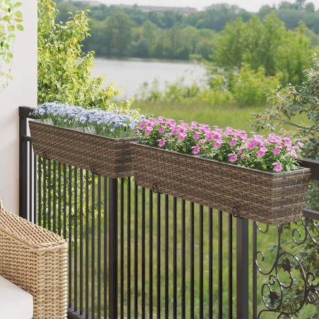 Garde-Corps 2 pcs 80 x 17 x 17 cm Métал 532956532956