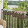 Garde-Corps 2 pcs 80 x 17 x 17 cm Métал 532956532956