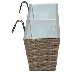 Garde-Corps 2 pcs 80 x 17 x 17 cm Métал 532956532956