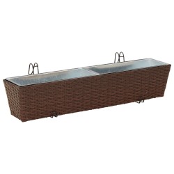 Garde-Corps 2 pcs 80 x 17 x 17 cm Métал 532957532957