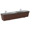 Garde-Corps 2 pcs 80 x 17 x 17 cm Métал 532957532957