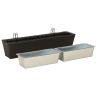 Garde-Corps 2 pcs 80 x 17 x 17 cm Métал 532958532958