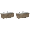 Garde-Corps 2 pcs 50 x 17 x 17 cm Métал 532959532959