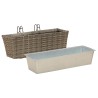 Garde-Corps 2 pcs 50 x 17 x 17 cm Métал 532959532959