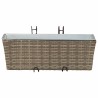 Garde-Corps 2 pcs 50 x 17 x 17 cm Métал 532959532959