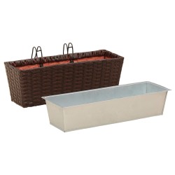 Garde-Corps 2 pcs 50 x 17 x 17 cm Métал 532960532960