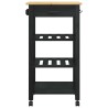 Chariot de cuisine MONZA Noir 48 x 40 x 88,5 cm 532964532964