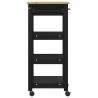 Chariot de cuisine MONZA Noir 48 x 40 x 88,5 cm 532964532964