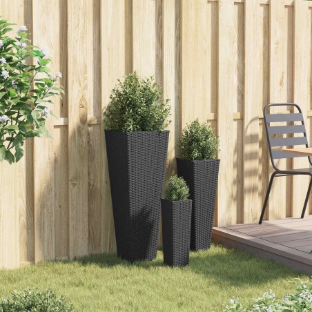 Ensemble d'extérieur 3 pcs Noir Métал 532965532965