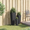 Ensemble d'extérieur 3 pcs Noir Métал 532965532965