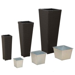Ensemble d'extérieur 3 pcs Noir Métал 532965532965
