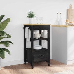 Chariot de cuisine MONZA Noir 48 x 40 x 88,5 cm 532967532967