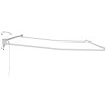 Cadre de store rétractable électrique Blanc 5 x 3 m Aluminium 532977532977