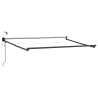 Cadre de store rétractable électrique Anthracite 3 x 2 m 532978532978