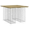 Table de jardin Gabion Design 100x102x72 cm Bois de pin imprégné 532981532981