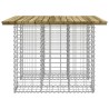 Table de jardin Gabion Design 100x102x72 cm Bois de pin imprégné 532981532981
