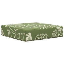 Coussin de Siège d'Extérieur Feuilles Vertes 40 x 40 x 8 cm 532982532982