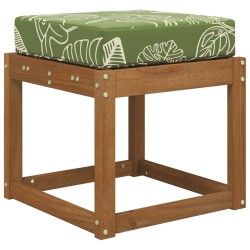 Coussin de Siège d'Extérieur Feuilles Vertes 40 x 40 x 8 cm 532982532982