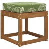 Coussin de Siège d'Extérieur Feuilles Vertes 40 x 40 x 8 cm 532982532982