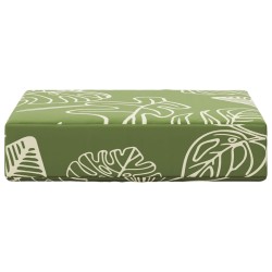 Coussin de Siège d'Extérieur Feuilles Vertes 40 x 40 x 8 cm 532982532982