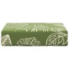 Coussin de Siège d'Extérieur Feuilles Vertes 40 x 40 x 8 cm 532982532982