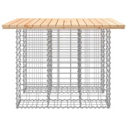 Table de jardin Gabion Design 100x102x72 cm Bois massif Pin 532985532985