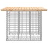 Table de jardin Gabion Design 100x102x72 cm Bois massif Pin 532985532985