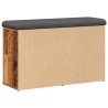 Banc à chaussures vieux bois 82x32x50 cm bois d'ingénierie 532989532989