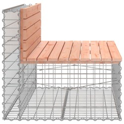 Banc de jardin design gabion 103x70x65cm bois massif de douglas 532990532990
