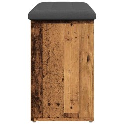 Banc à chaussures vieux bois 102x32x50 cm bois d'ingénierie 532991532991