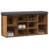 Banc à chaussures vieux bois 102x32x50 cm bois d'ingénierie 532991532991