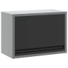Armoire à outils avec stockage Noir et gris 50 x 25 x 35 cm 532992532992