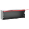 Armoire à outils avec stockage Rouge et Gris 100 x 25 x 35 cm 532995532995