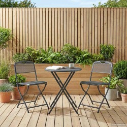 Chaises de jardin 2 pcs Anthracite 52,5 x 46 x 82 cm Fer 533006533006