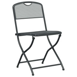 Chaises de jardin 2 pcs Anthracite 52,5 x 46 x 82 cm Fer 533006533006