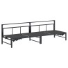 Transat 3 personnes Noir 200 x 62 x 59,5 cm Textilène 533007533007