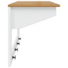 Porte-manteau HILL Blanc et marron miel 90 x 35 x 41,5 cm 533009533009