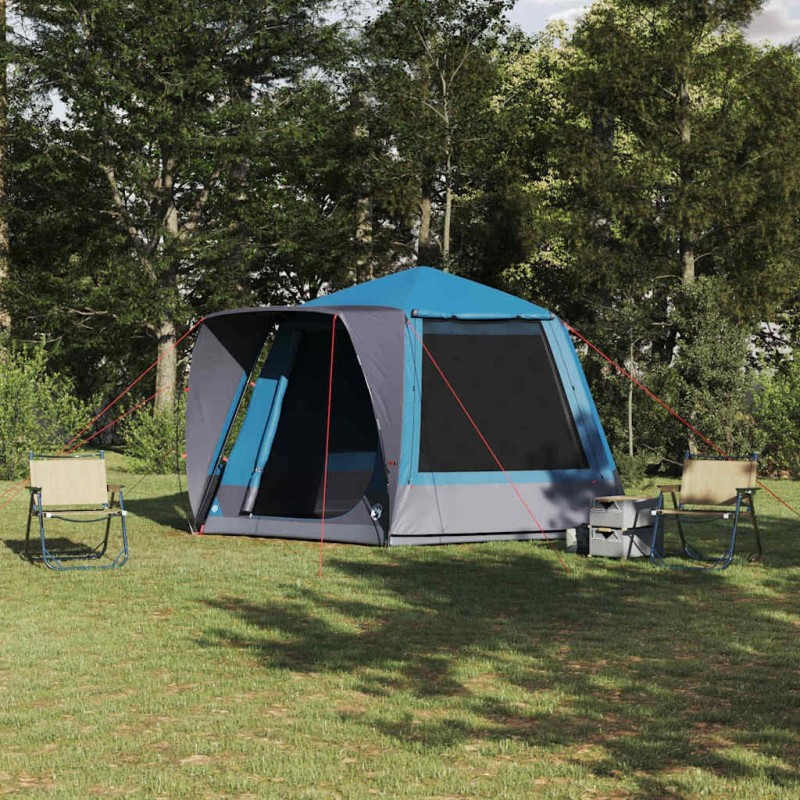 Tente de camping Cabane Bleu 420 x 420 x 227 cm Polyester 533013533013