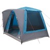Tente de camping Cabane Bleu 420 x 420 x 227 cm Polyester 533013533013