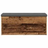 Banc de rangement vieux bois 102x42x45 cm bois d'ingénierie 533015533015